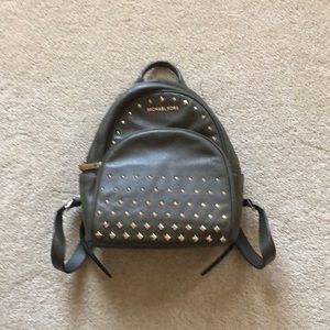 Michael Kors Olive Studded Backpack